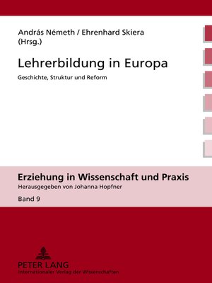 cover image of Lehrerbildung in Europa